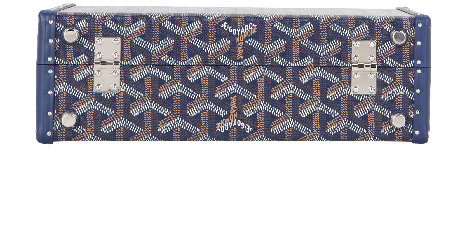 Grand Hotel Trunk, &pound;2,400, Handbags, Blue, Canvas, Top view